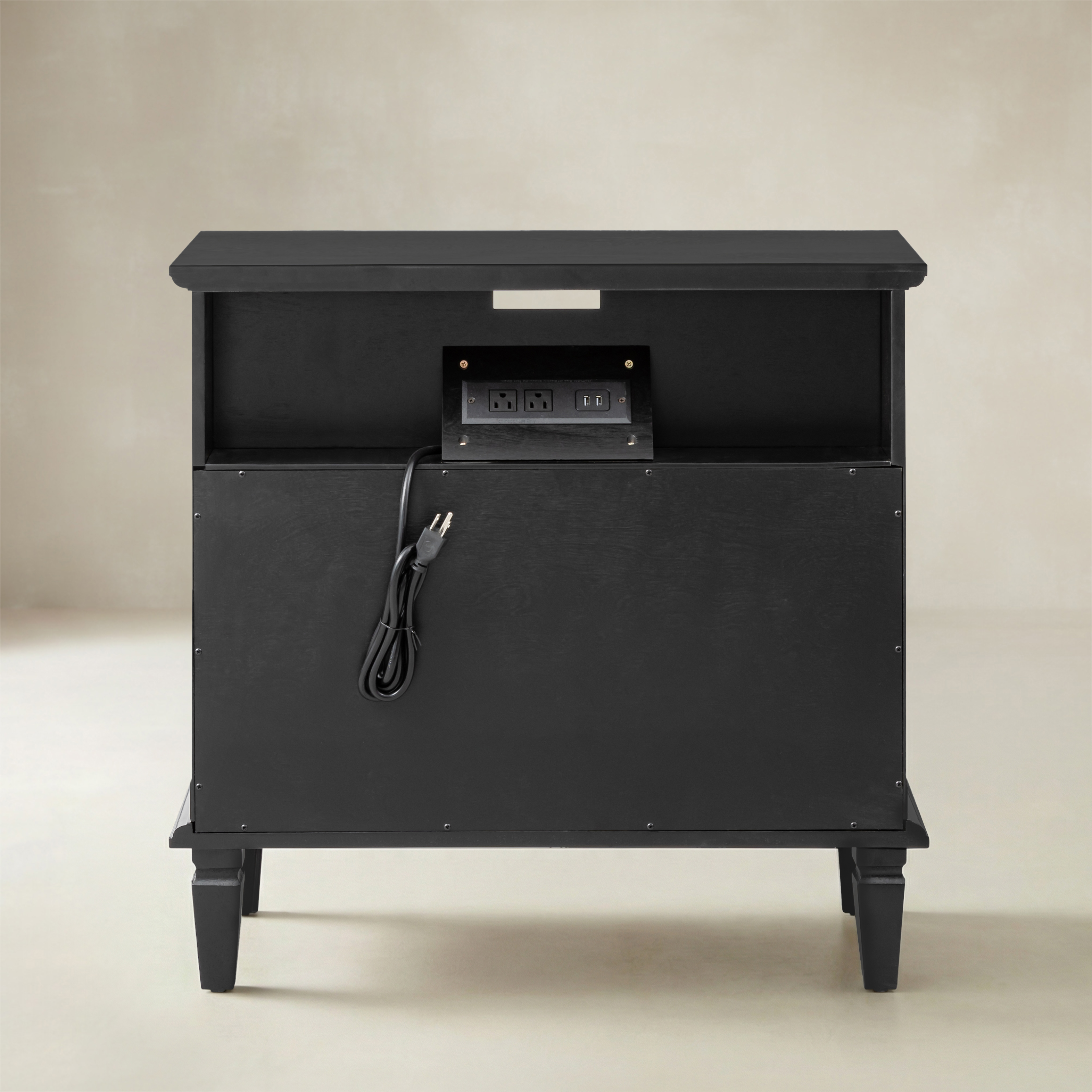 Galatea 2 - Drawer Solid Wood End Table Chest(Optional Types)