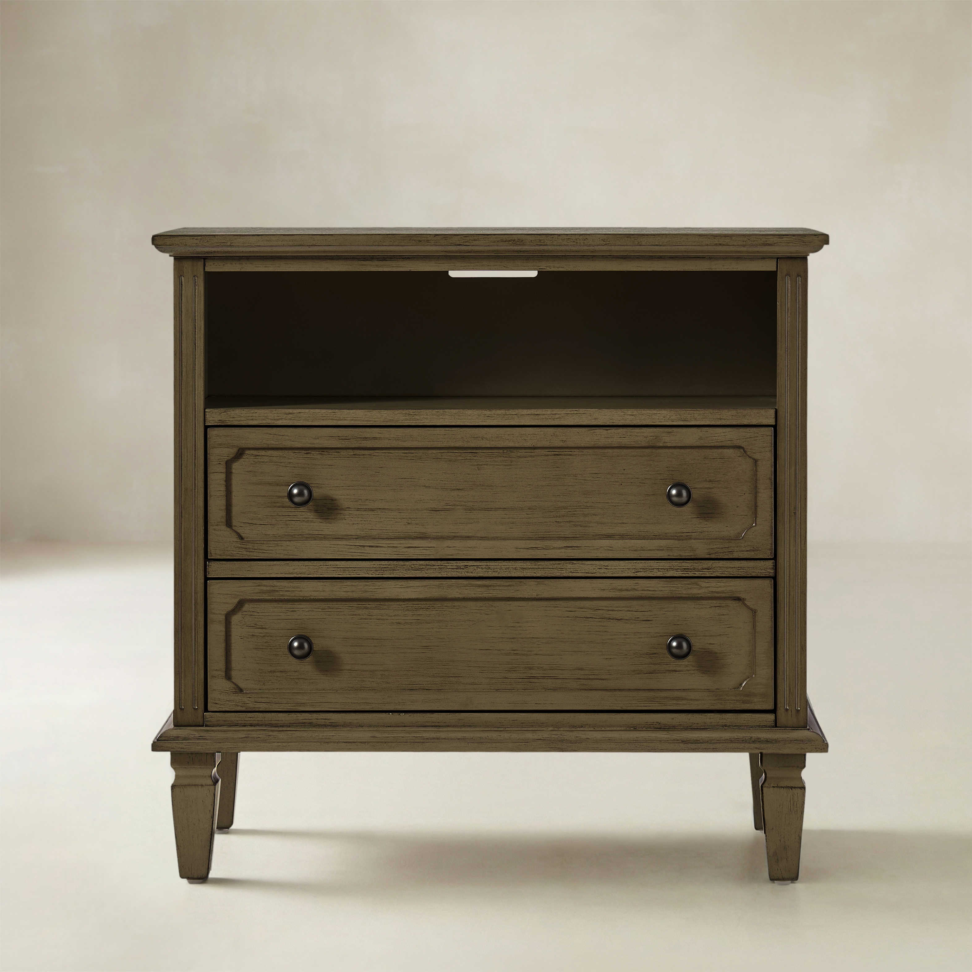 Galatea 2 - Drawer Solid Wood End Table Chest(Optional Types)