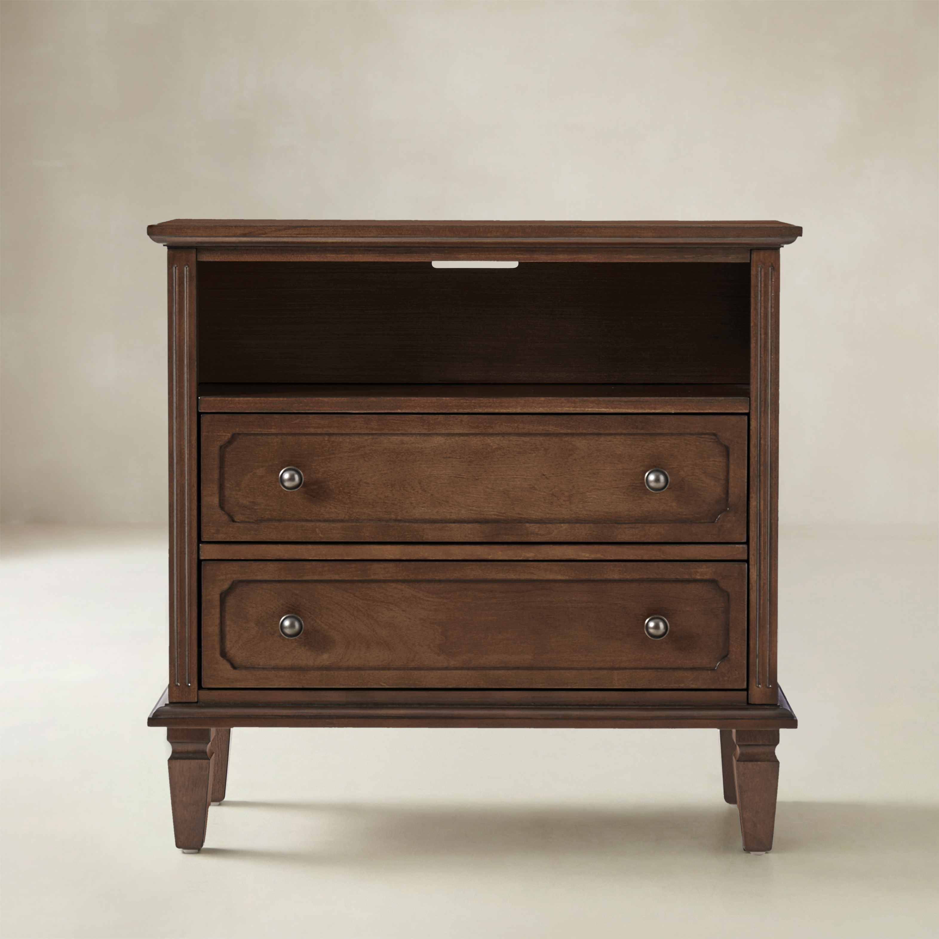 Galatea 2 - Drawer Solid Wood End Table Chest(Optional Types)