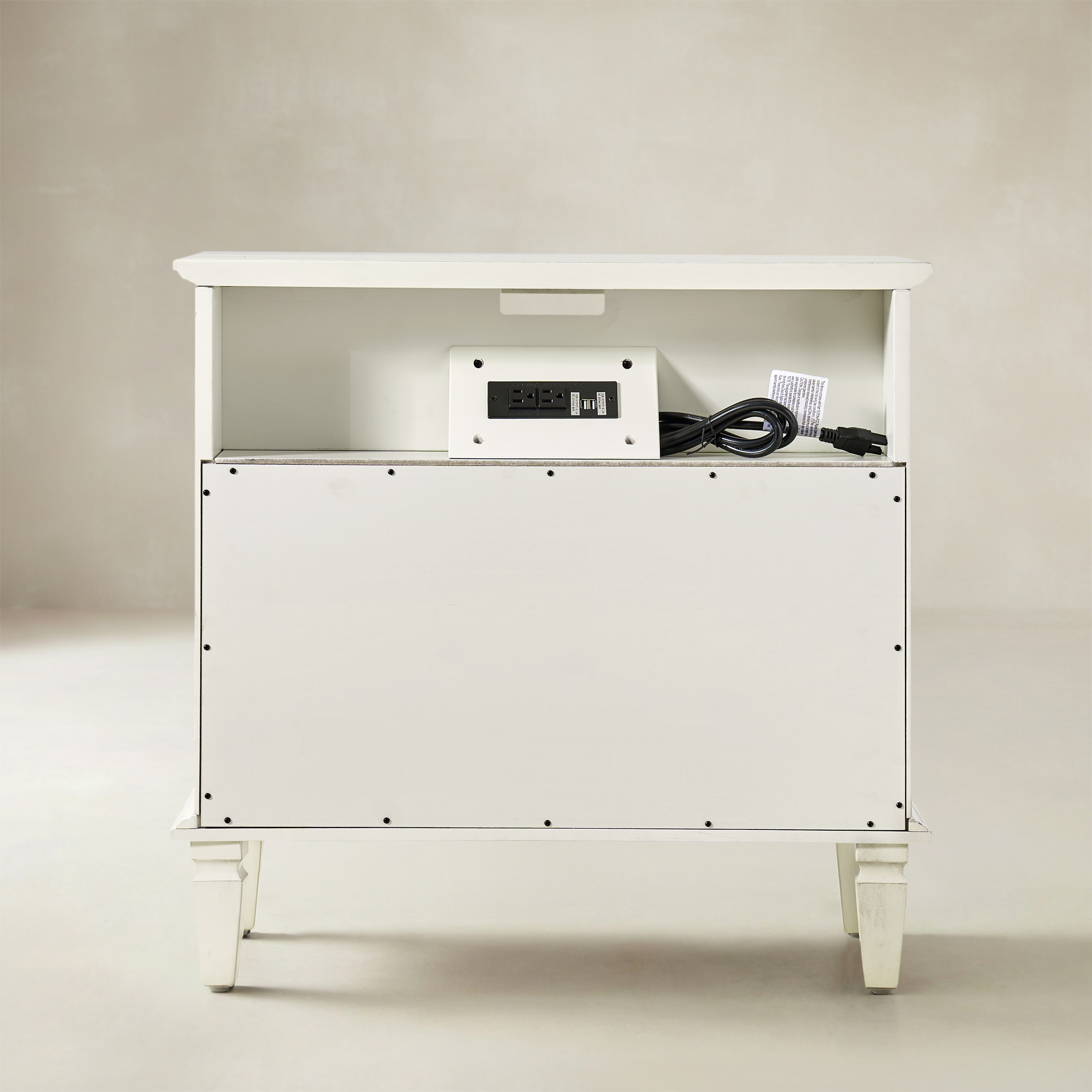 Galatea 2 - Drawer Solid Wood End Table Chest(Optional Types)