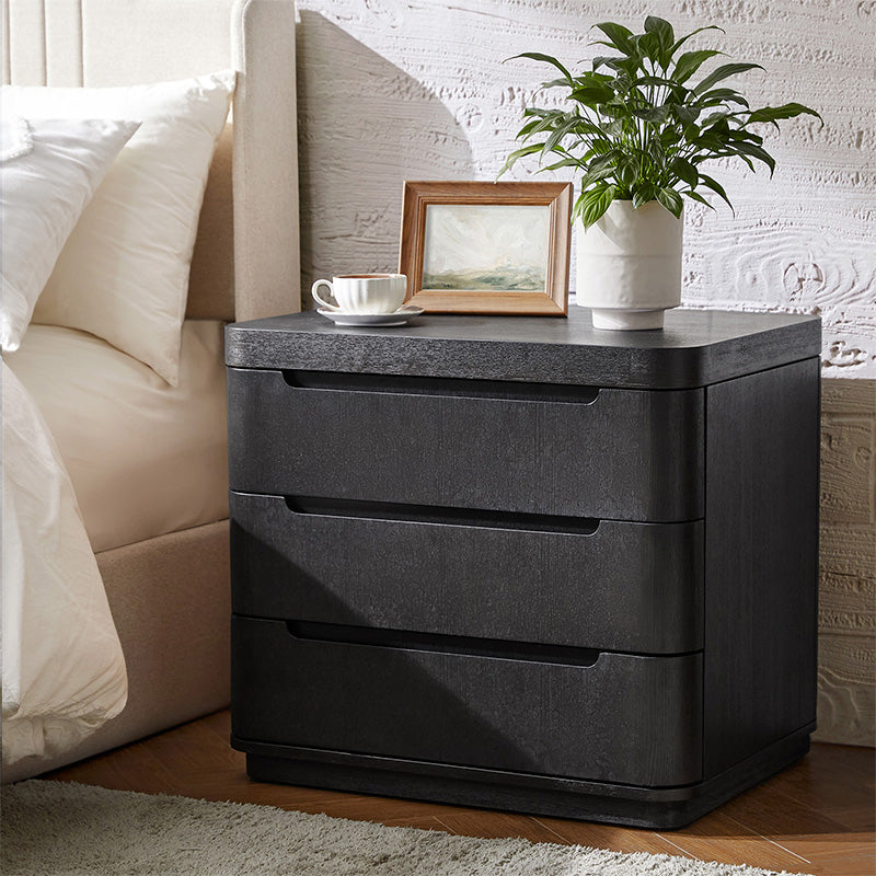 Ravona Large 3-Drawer Nightstand with Hidden Storage(Optional Types)