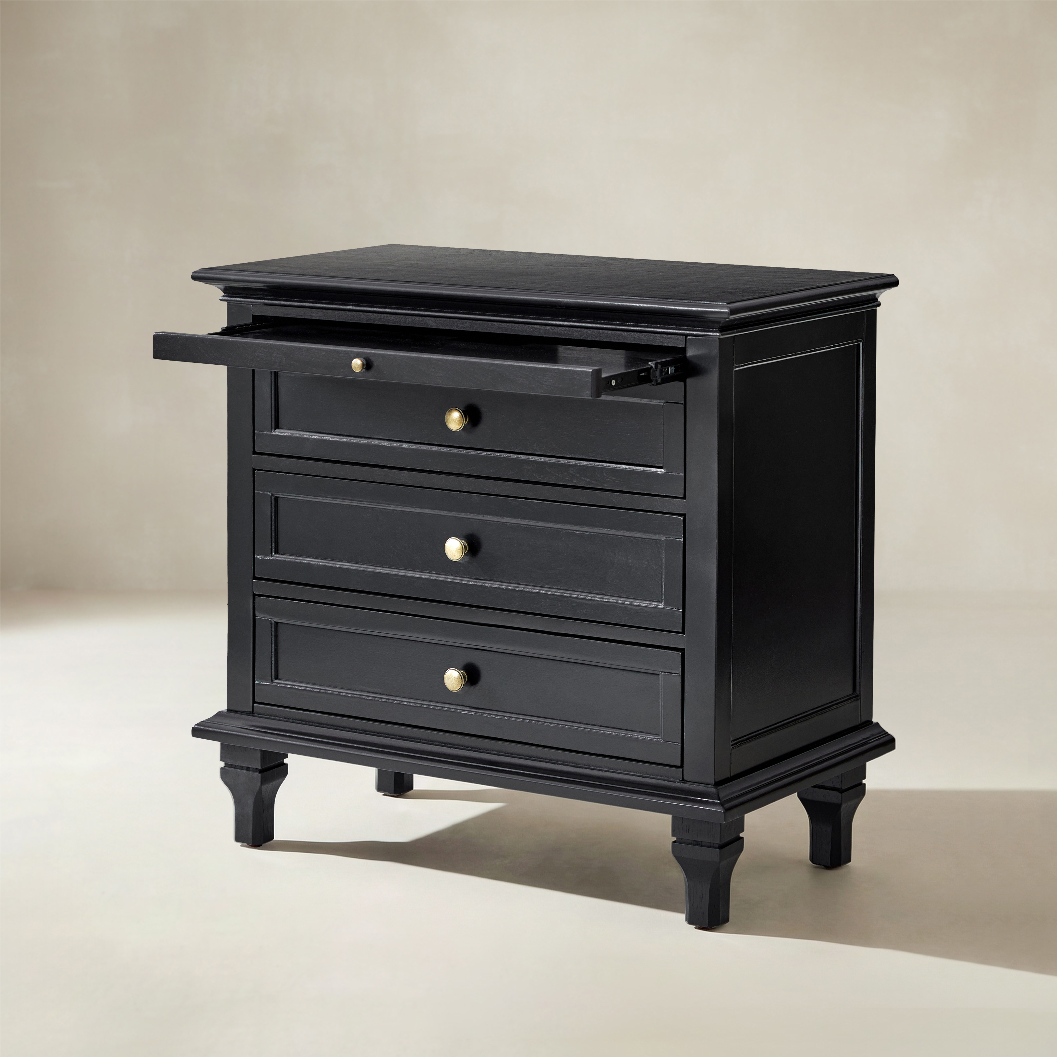Galatea 3 - Drawer End Table with Built-In Outlets(Optional Types)