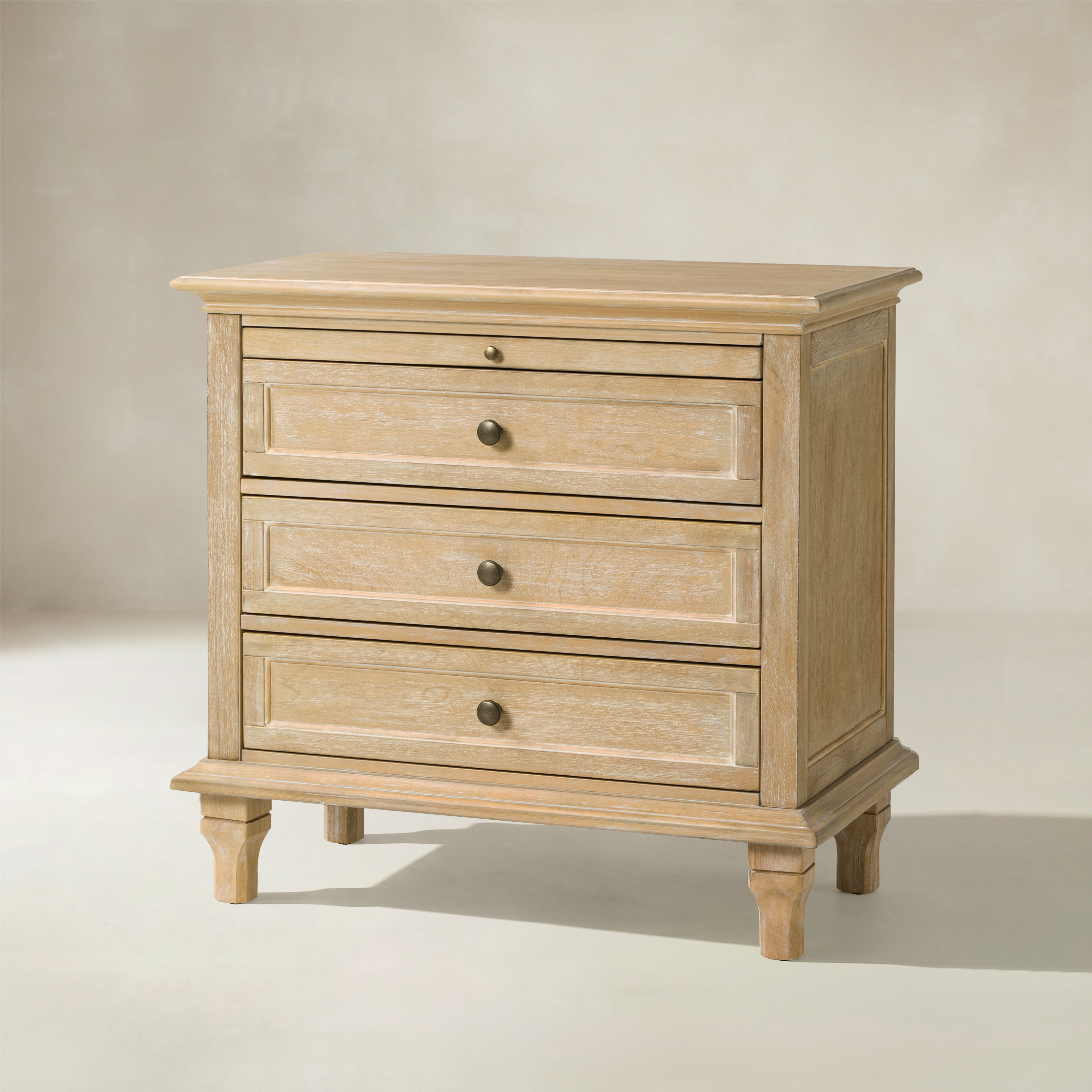 Galatea 3 - Drawer End Table with Built-In Outlets(Optional Types)