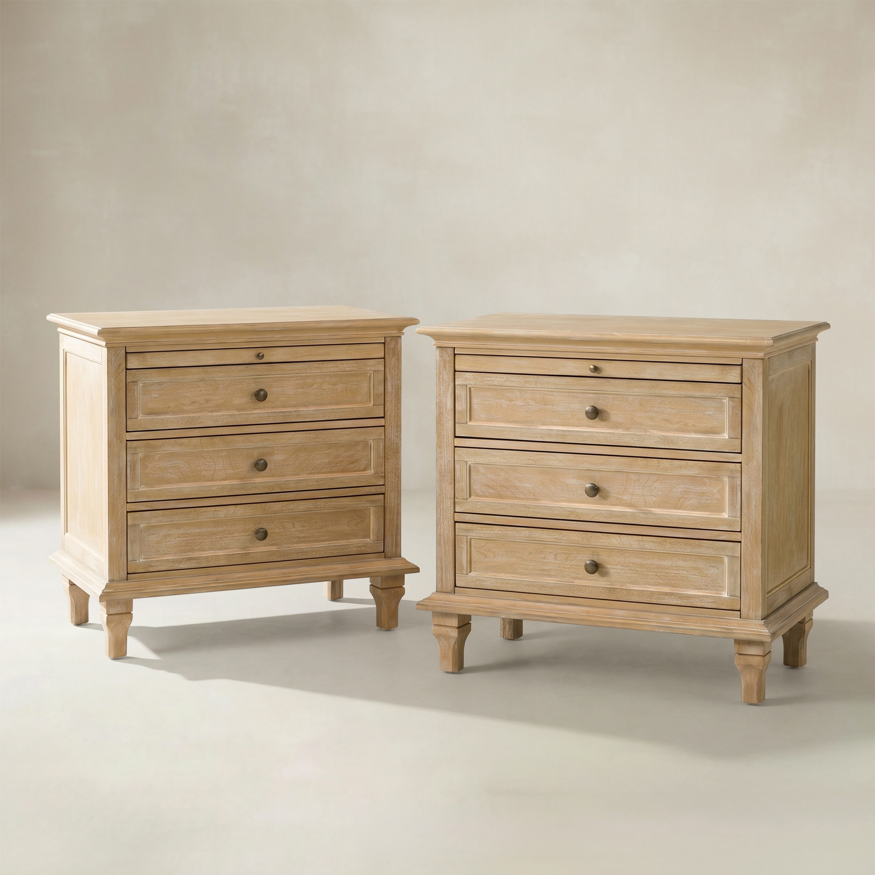 Galatea 3 - Drawer End Table with Built-In Outlets(Optional Types)