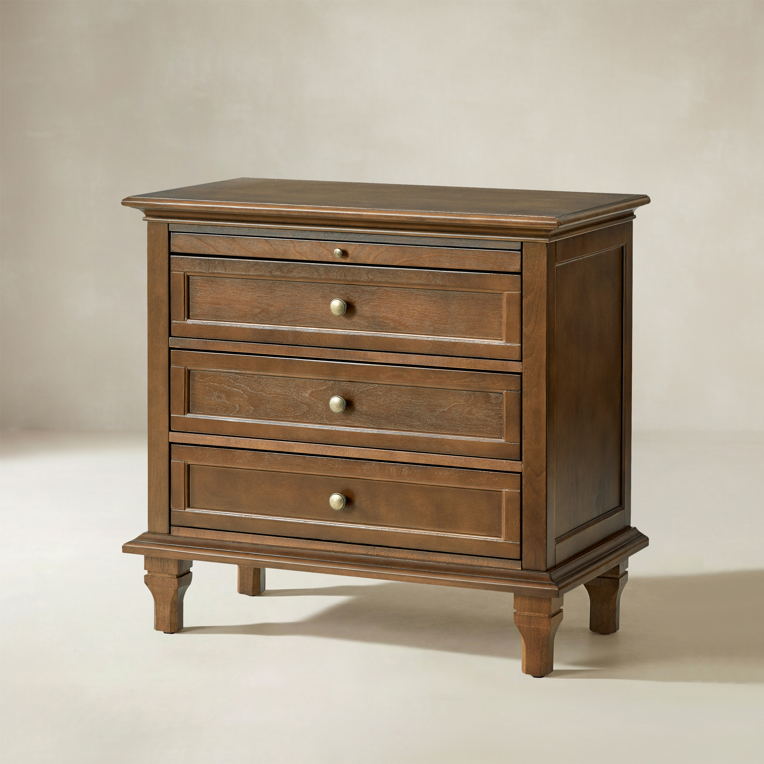 Galatea 3 - Drawer End Table with Built-In Outlets(Optional Types)