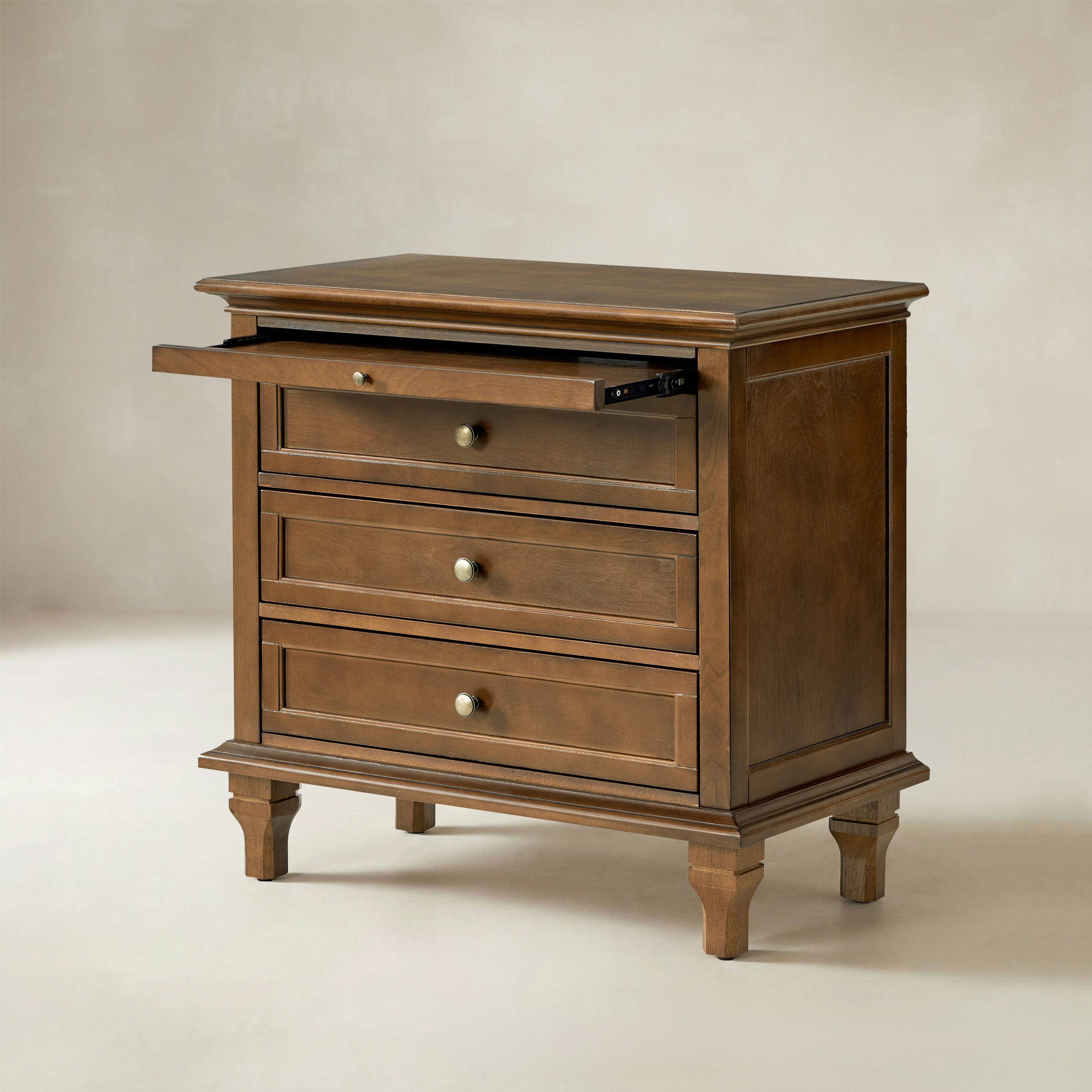 Galatea 3 - Drawer End Table with Built-In Outlets(Optional Types)