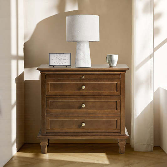 Galatea 3 - Drawer End Table with Built-In Outlets(Optional Types)