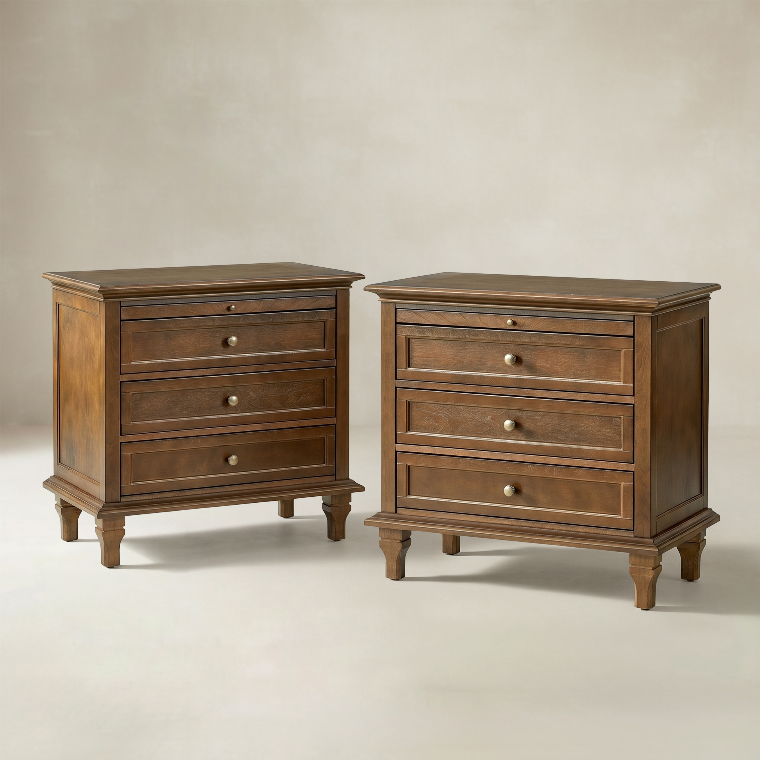 Galatea 3 - Drawer End Table with Built-In Outlets(Optional Types)