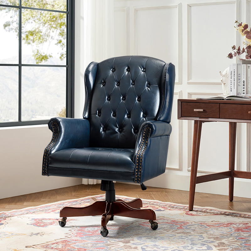 Esteban Vegan Leather Executive Office Chair - HULALA HOME