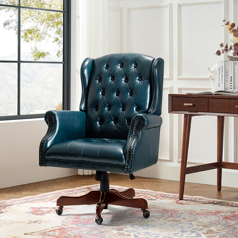 Esteban Vegan Leather Executive Office Chair - HULALA HOME