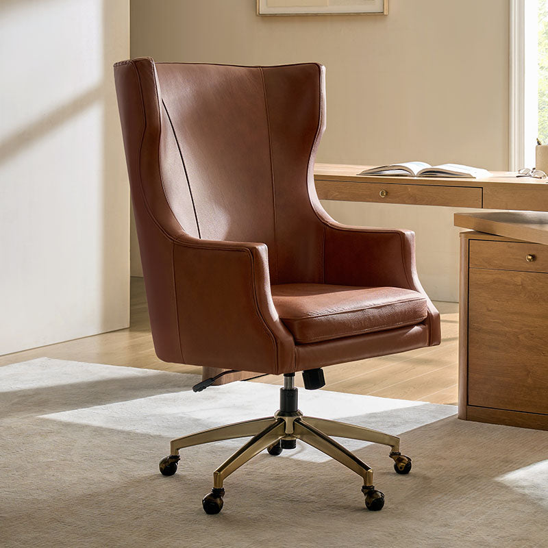 Elodio Office Chairs  with Genuine Leather