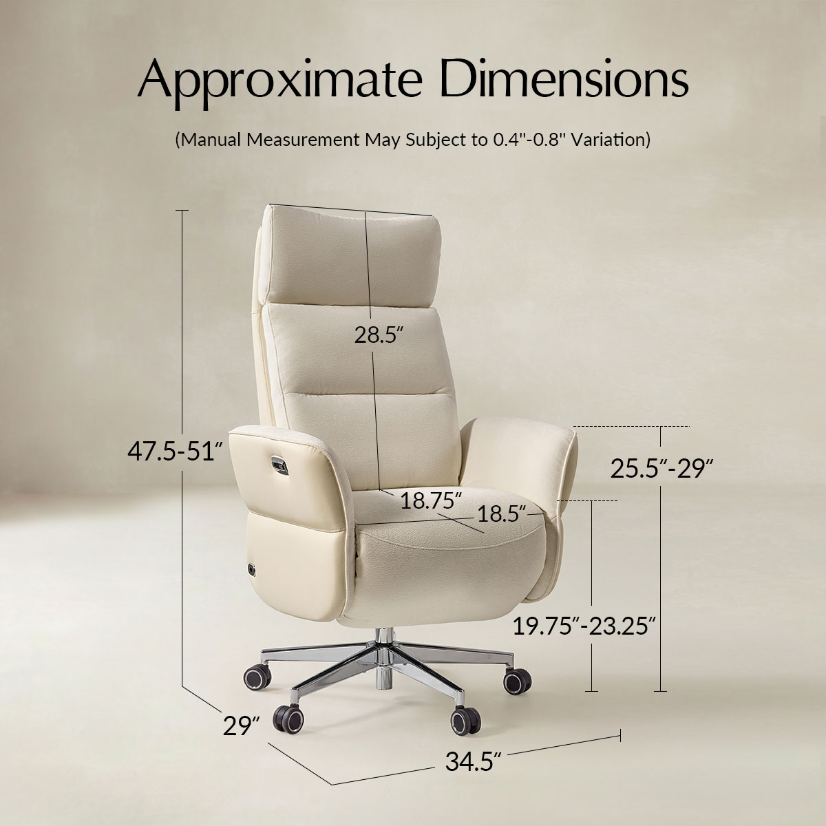 Boyan Electric Recliner Office Chair