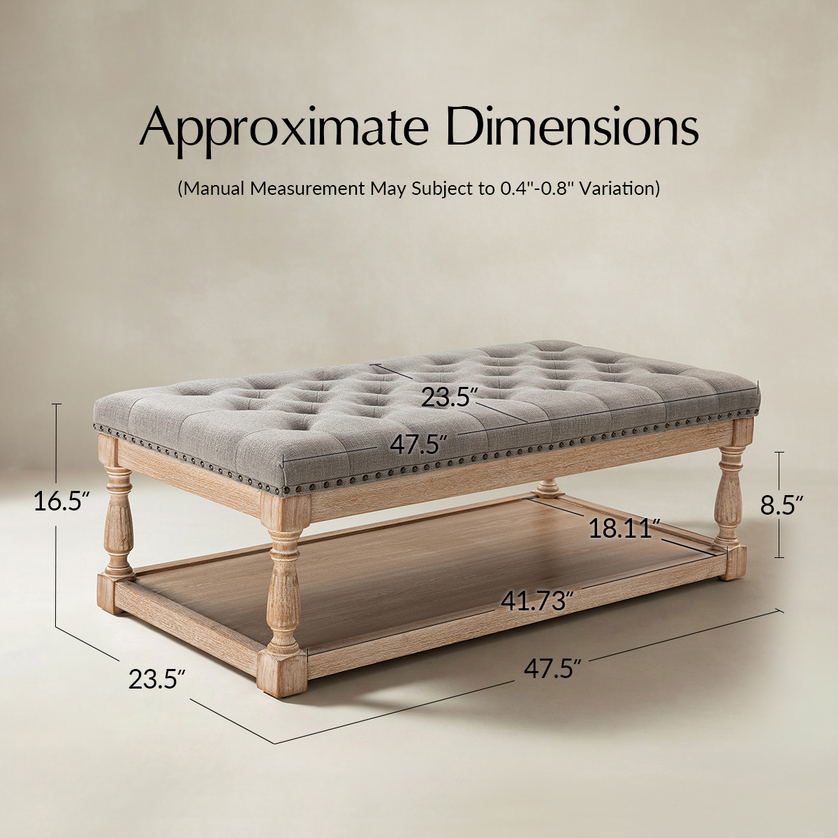 Isaak Upholstered Storage Ottoman