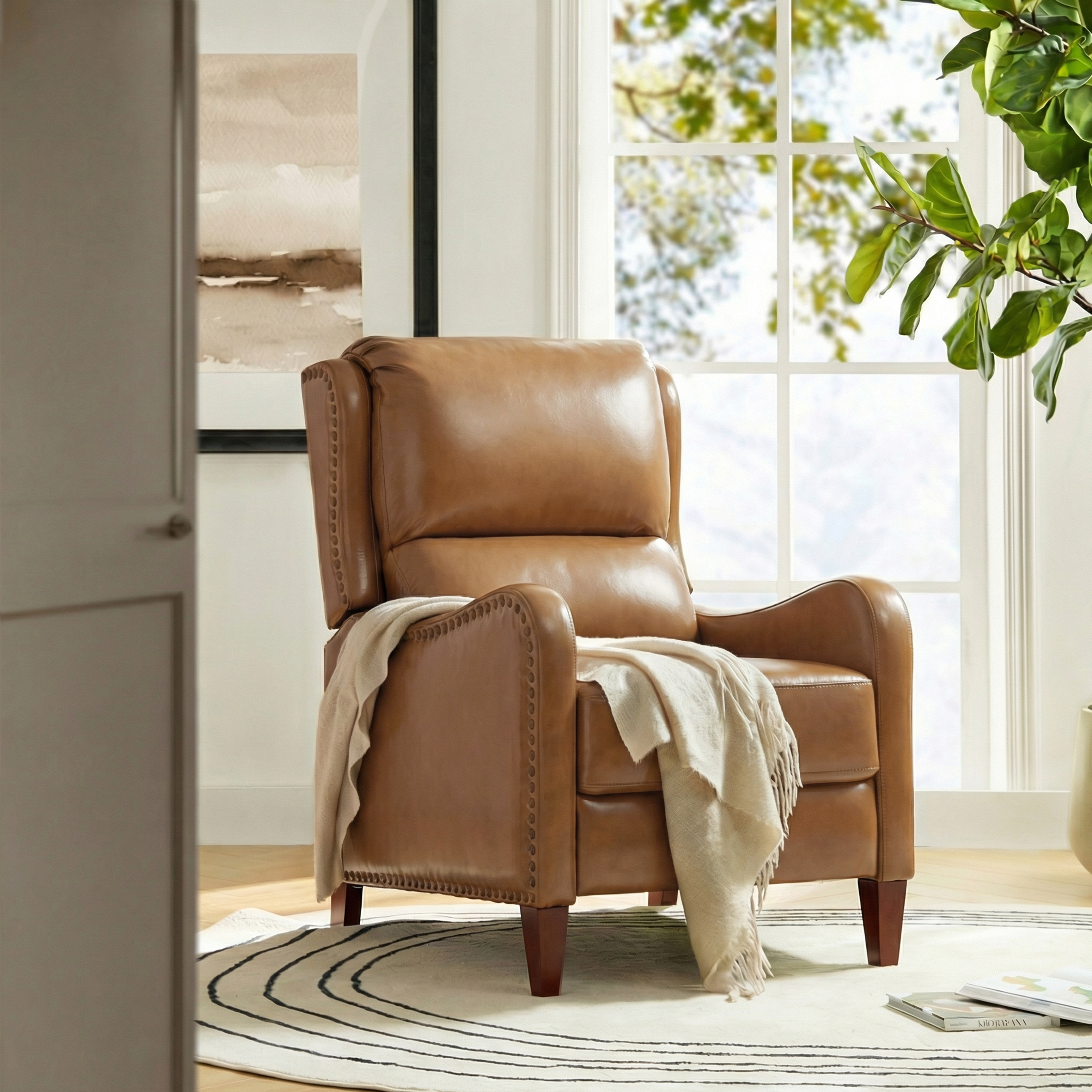 Deliat Genuine Leather Recliner