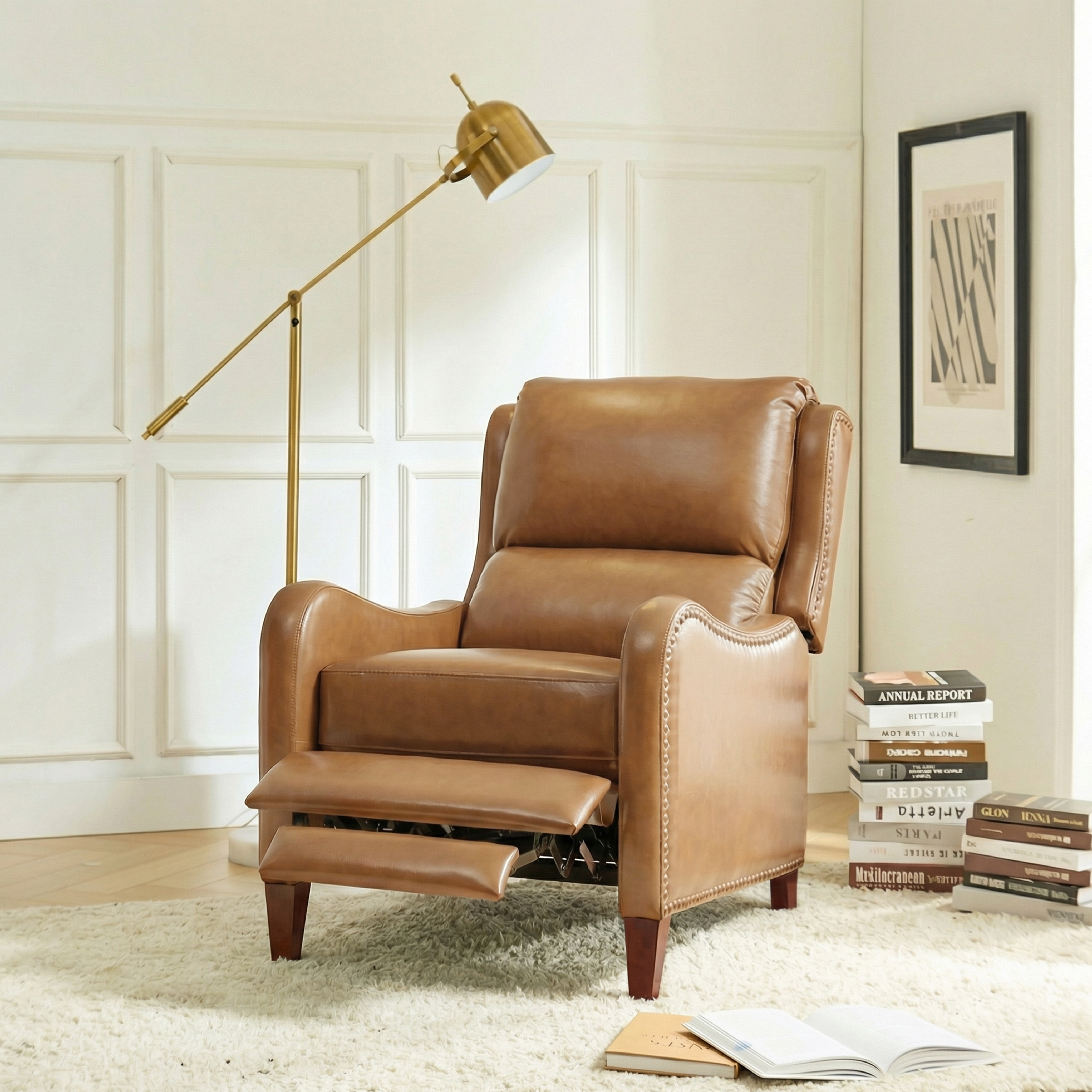 Deliat Genuine Leather Recliner
