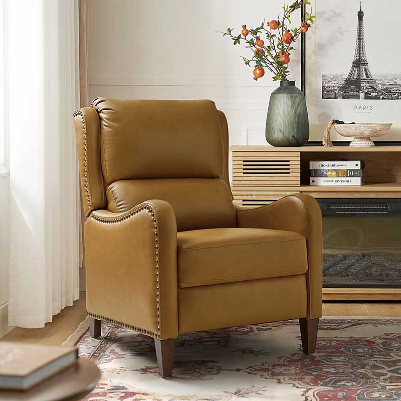 Deliat Genuine Leather Recliner - HULALA HOME