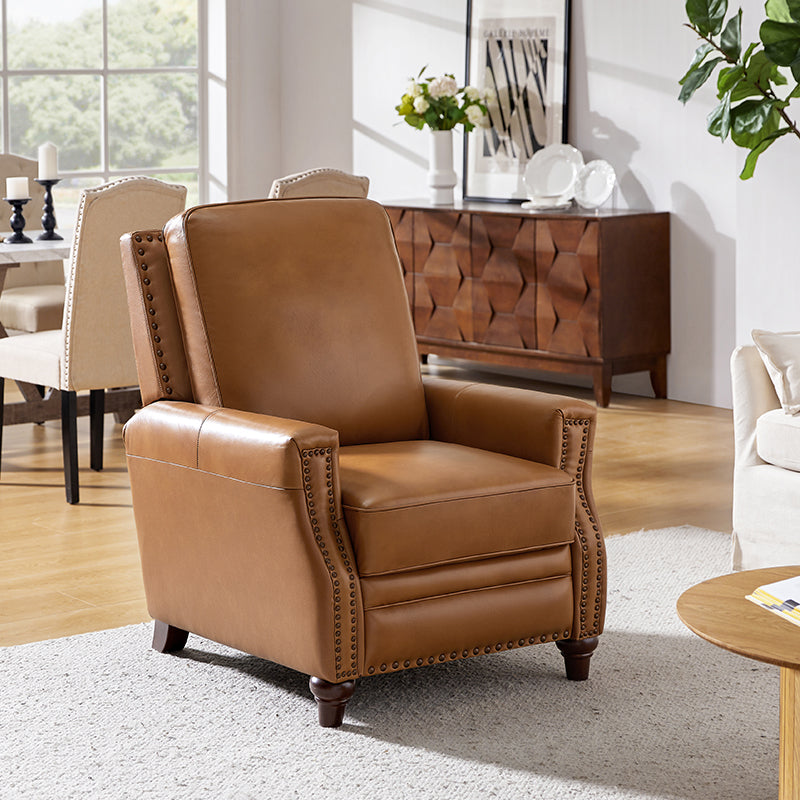 Annabelle Genuine Leather Recliner Chair - HULALA HOME