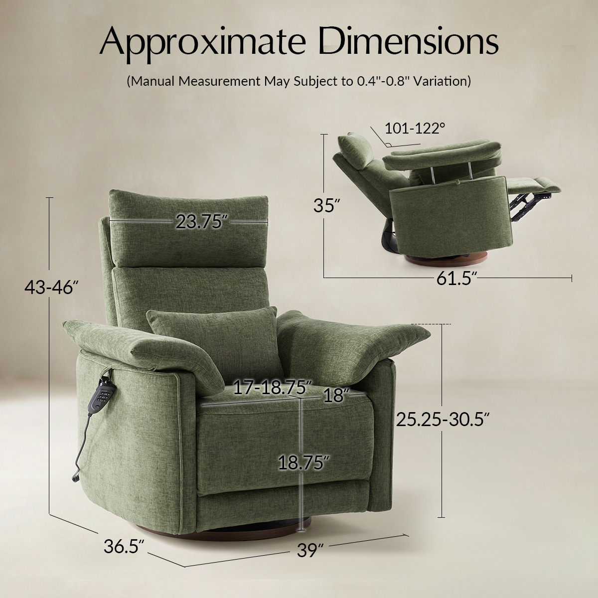 Grisilda Motion Nursery Glider Recliner