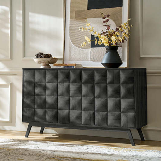 Werner Mid-century Modern Sideboard with Cable Management