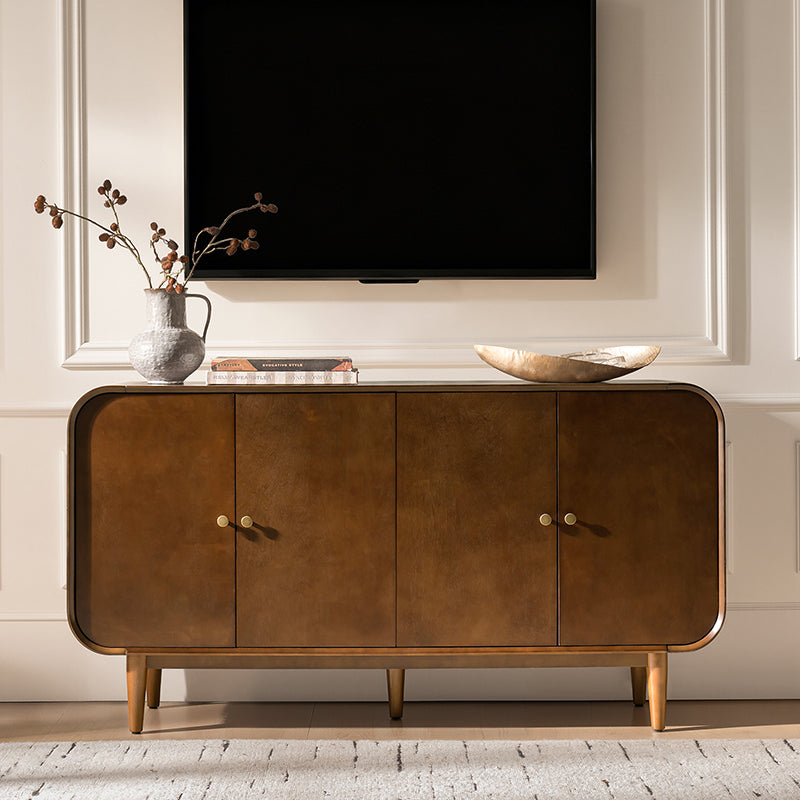 Alee 58 Inches Wide Mid-Century Modern 4-Door Sideboard | Hulala Home