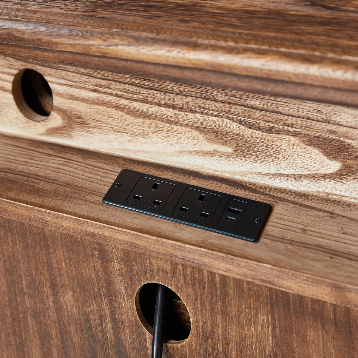 Galatea 30" Tall 3 - Drawer Nightstand Chest With Charging Station(Optional Types)