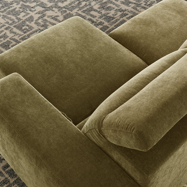 Moussea Modern Chenille Power Reclining Sofa with Sofa Bed Functionality