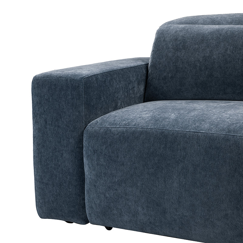 Moussea Modern Chenille Power Reclining Sofa with Sofa Bed Functionality