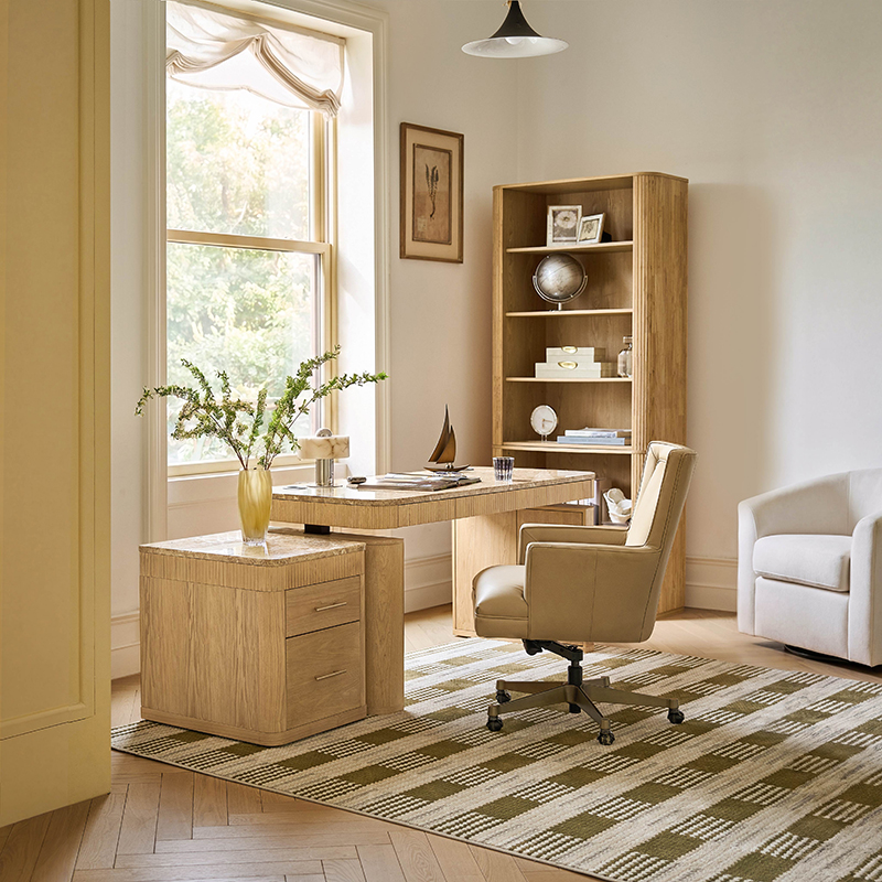 Baggio Modern Marble File Cabinet