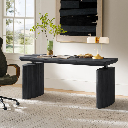 Elena Fluted  Adjustable Standing Desk