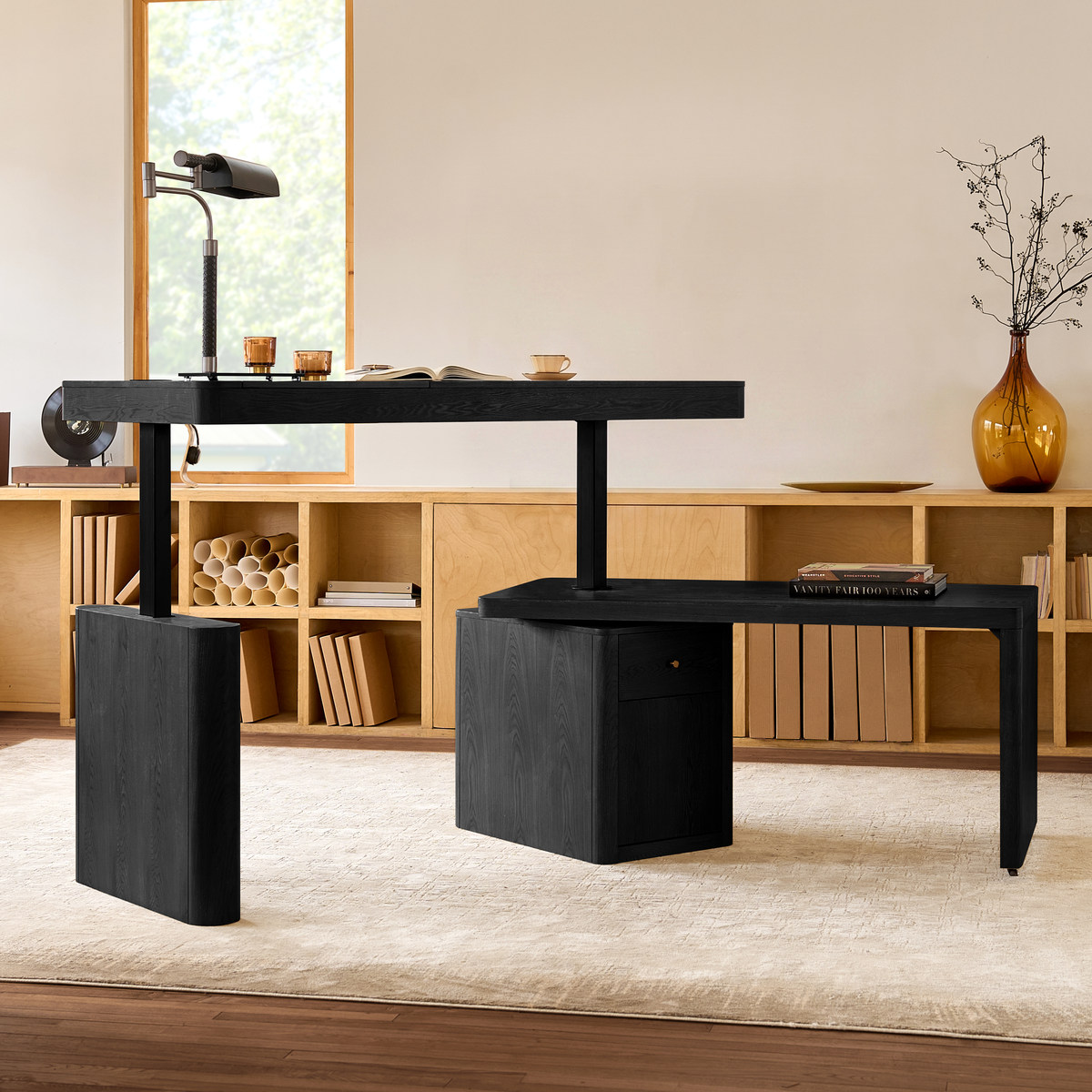 Veritas 360-Degree Rotating Desk Electric | Hulala Home