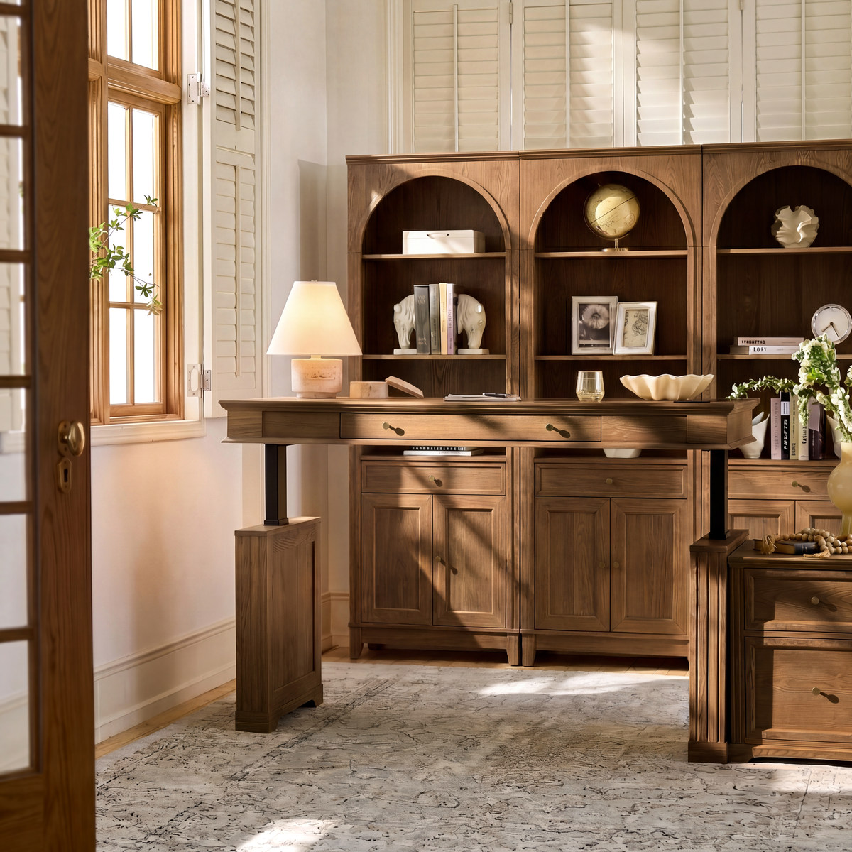 Julia Farmhouse  Electric Adjustable Standing Desk