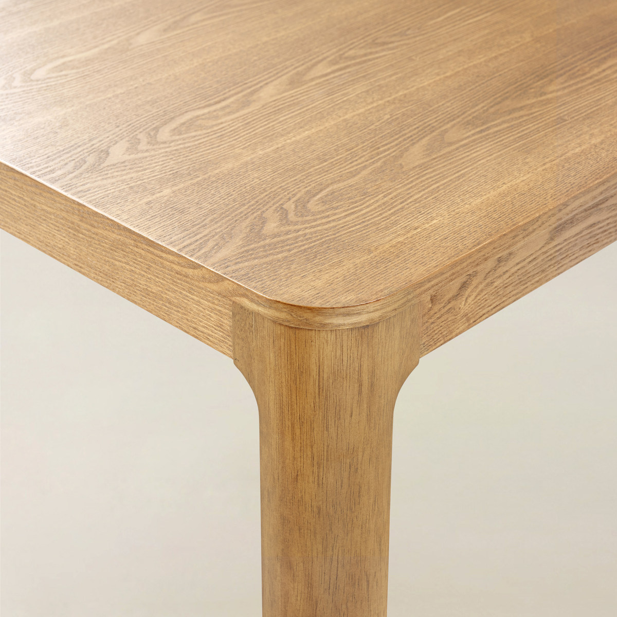 Marlow 80" Organic Modern Rectangular Wood Dining Table for 6–8 People