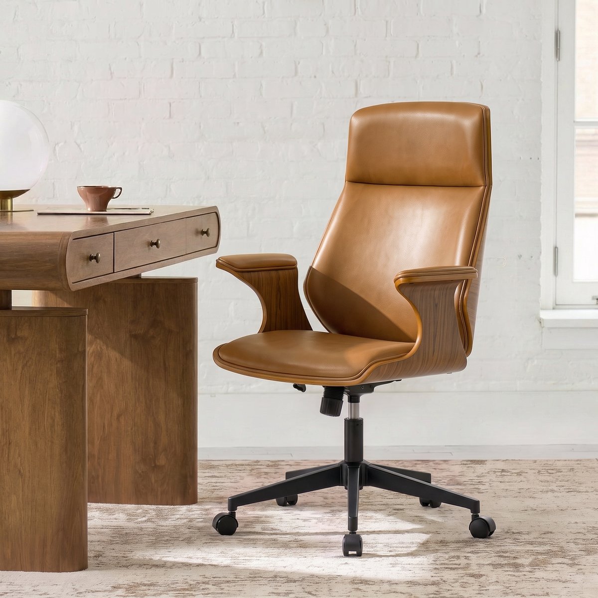 Samuel  Genuine Leather  Office Chair