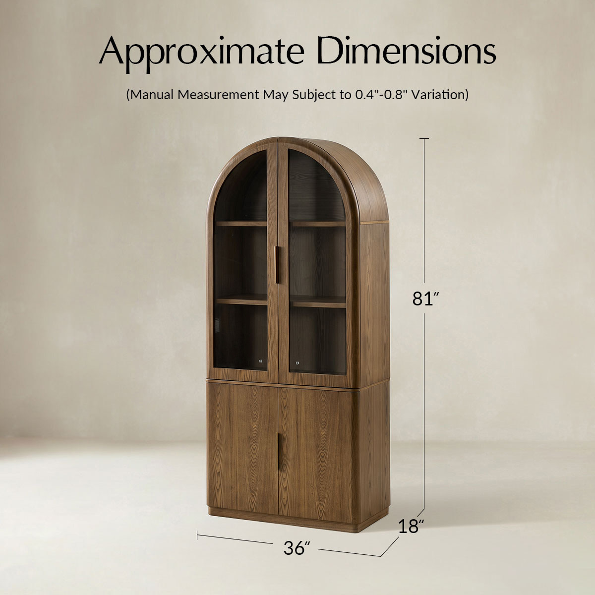 Veritas Arch Modular Storage Bookcase