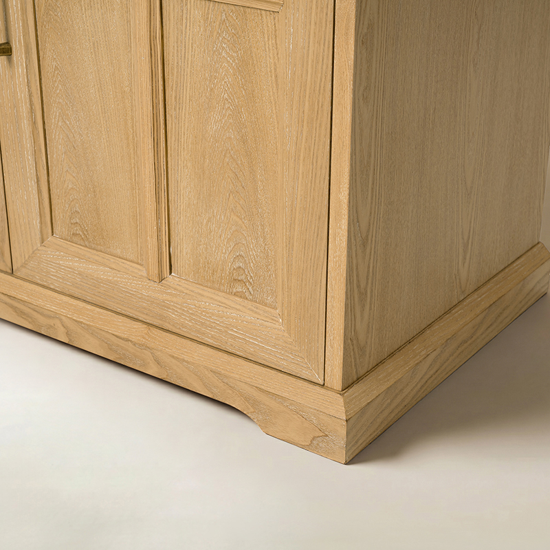 Julia Modern Farmhouse Glass Door Display Cabinet