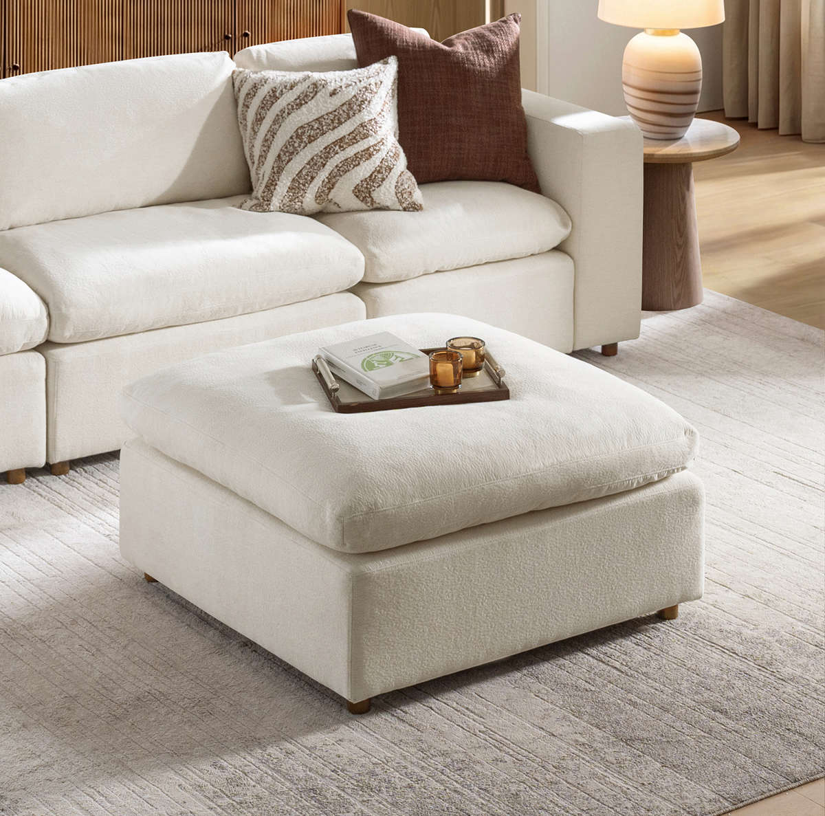 Gabriela Down-Filled Soft Sectional Sofa