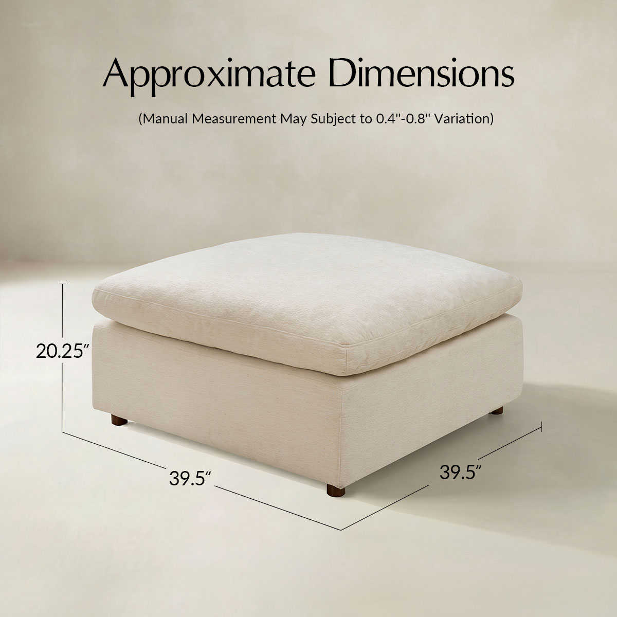 Harmetrix Cloud-Like Down-Blend Sofa with Water-Repellent Fabric