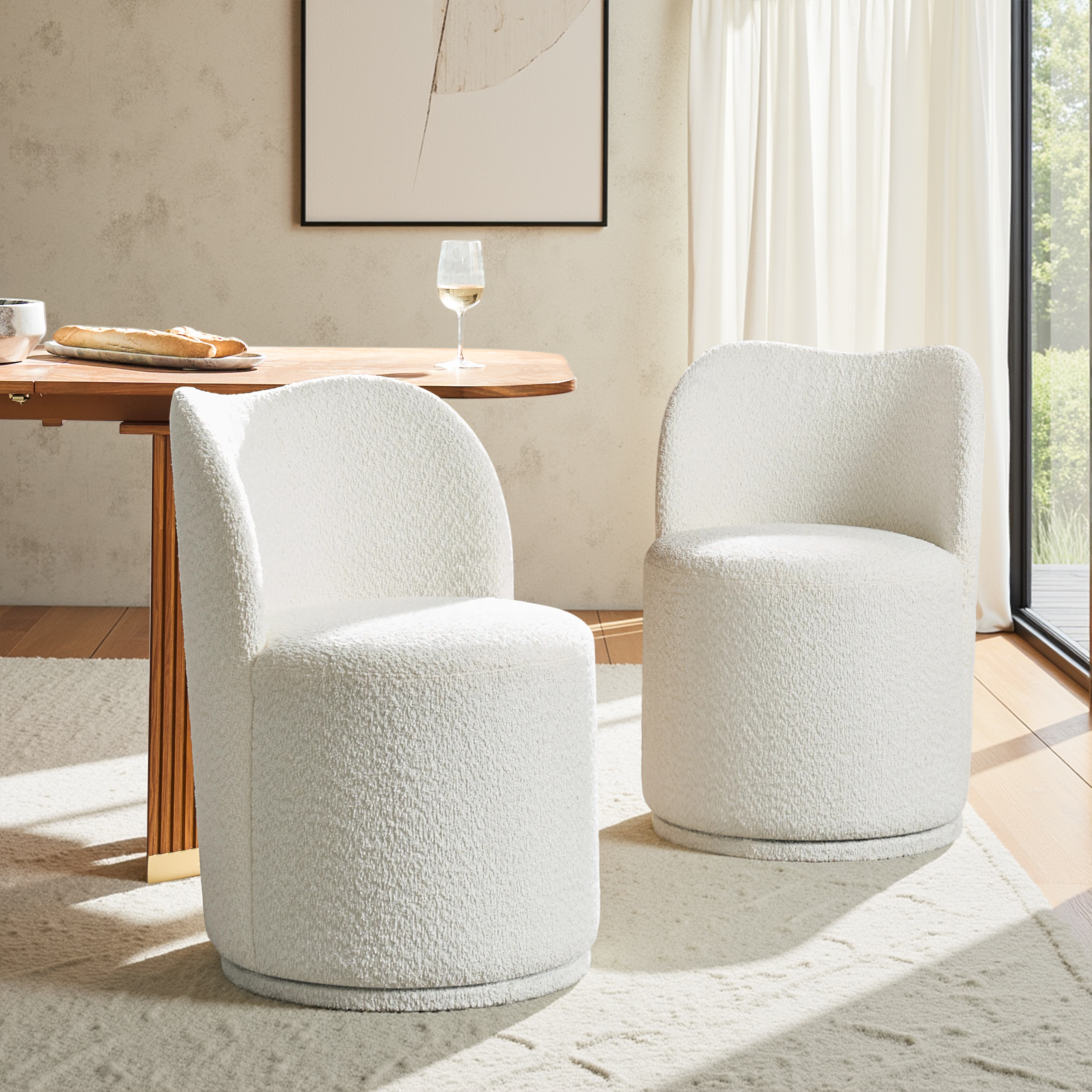 Fully Upholstered Modern Dining Chair