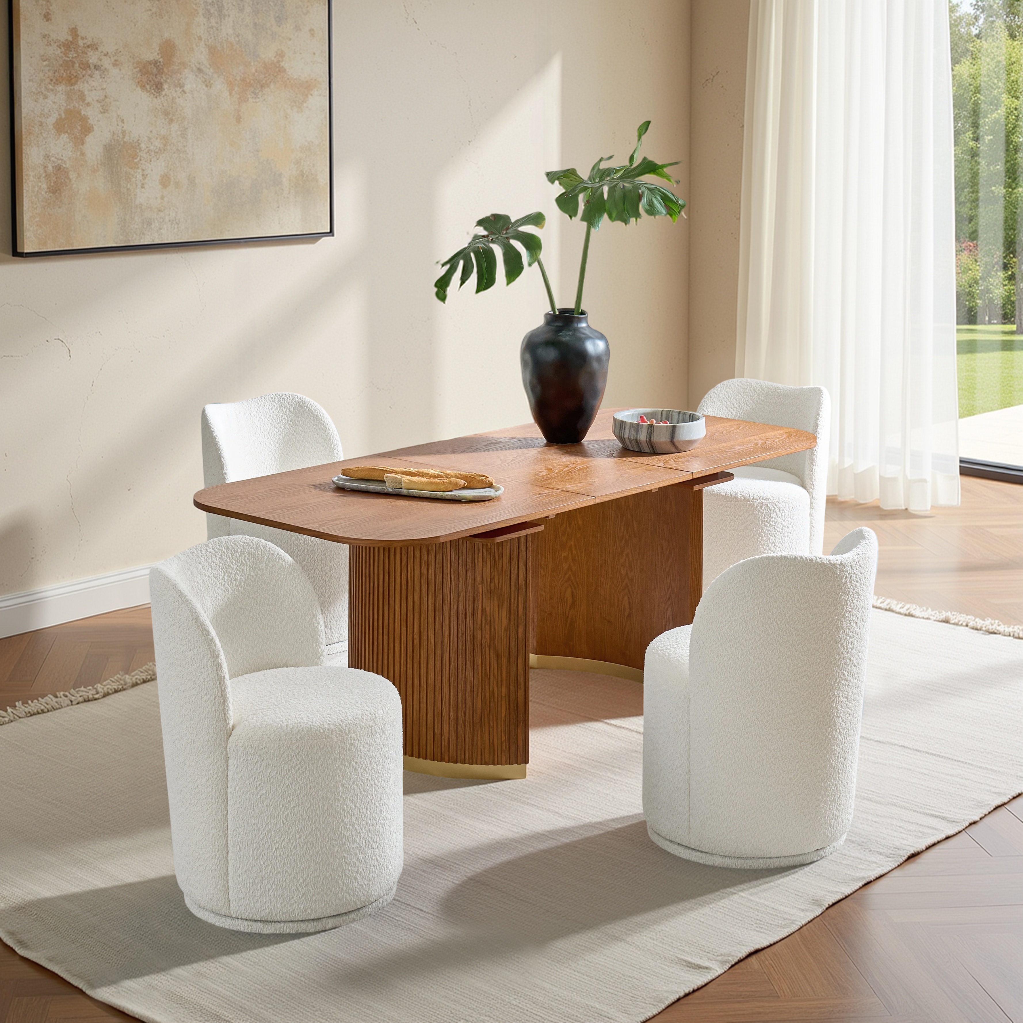 Fully Upholstered Modern Dining Chair