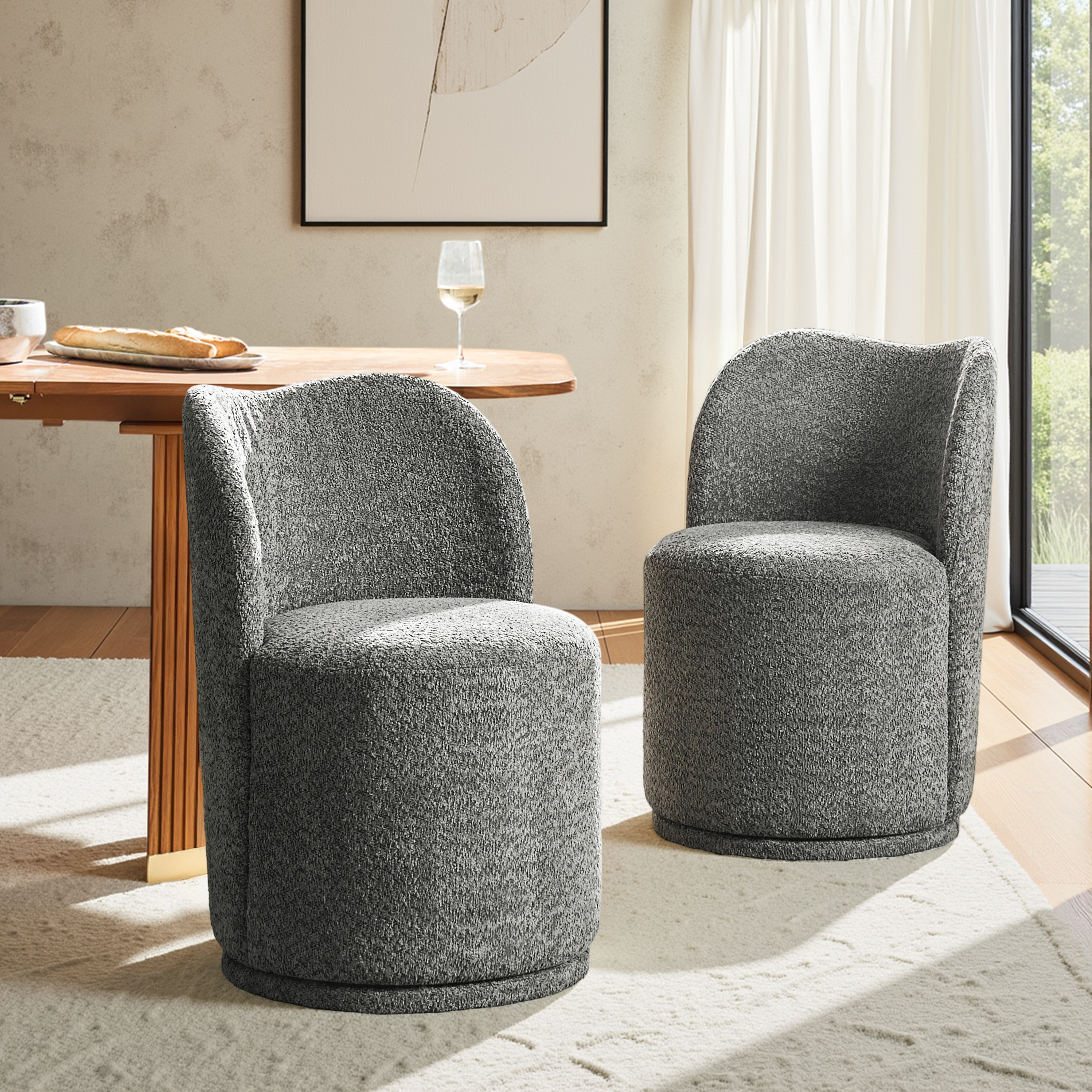 Fully Upholstered Modern Dining Chair