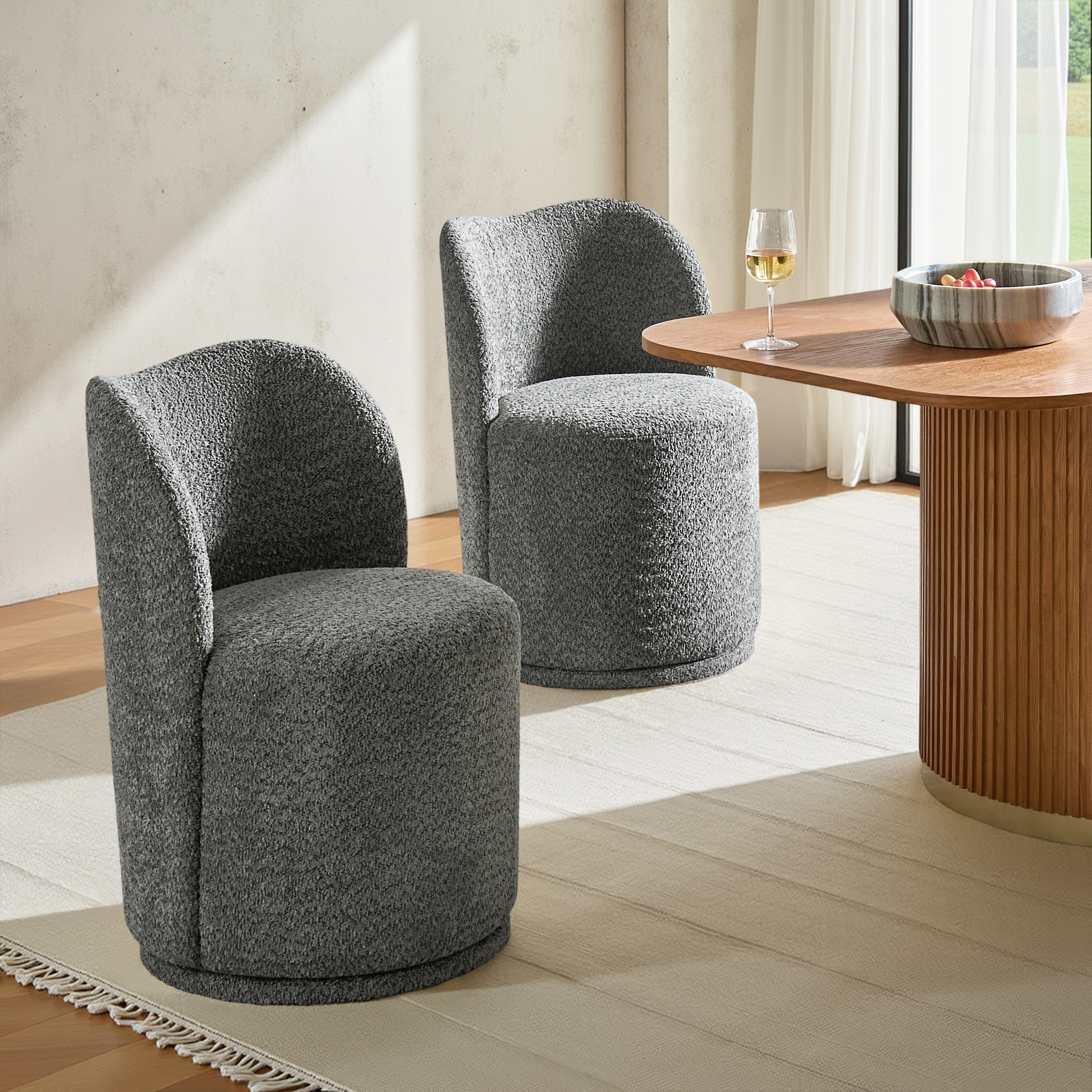 Fully Upholstered Modern Dining Chair