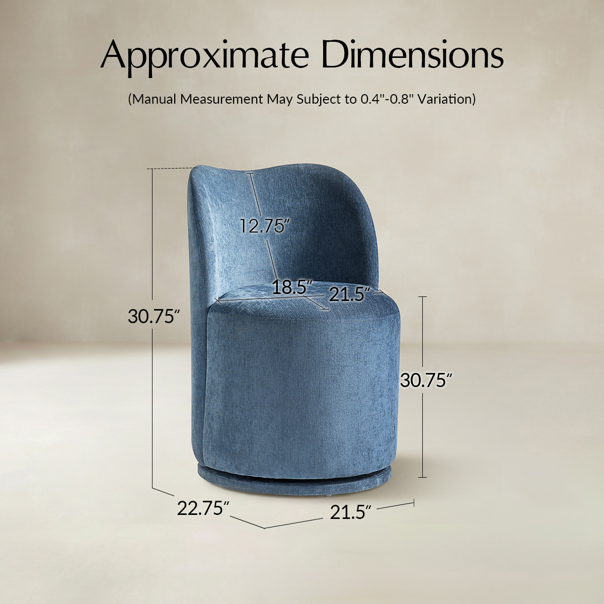 Fully Upholstered Modern Dining Chair