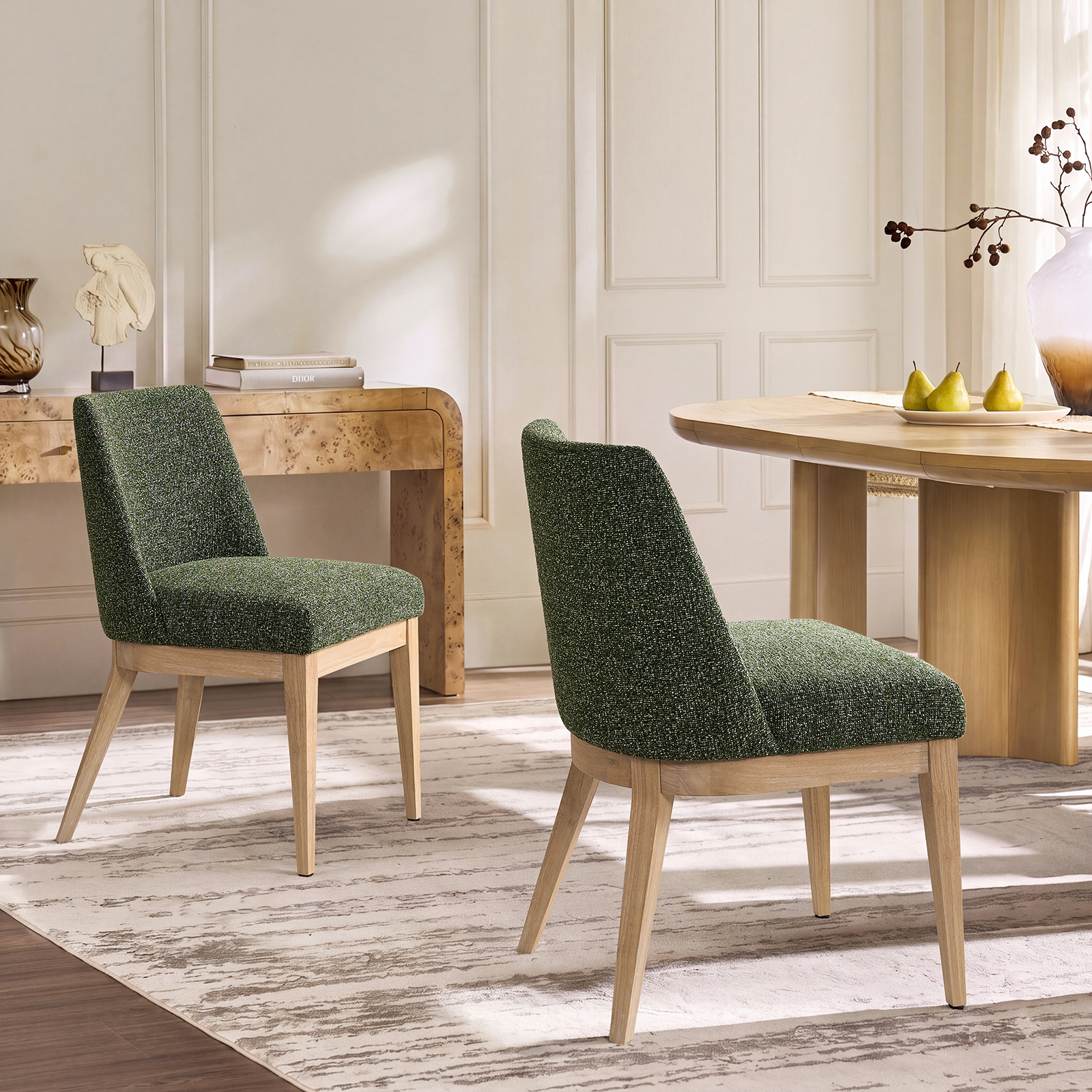 Julia Upholstered Dining Chair,Set of 2