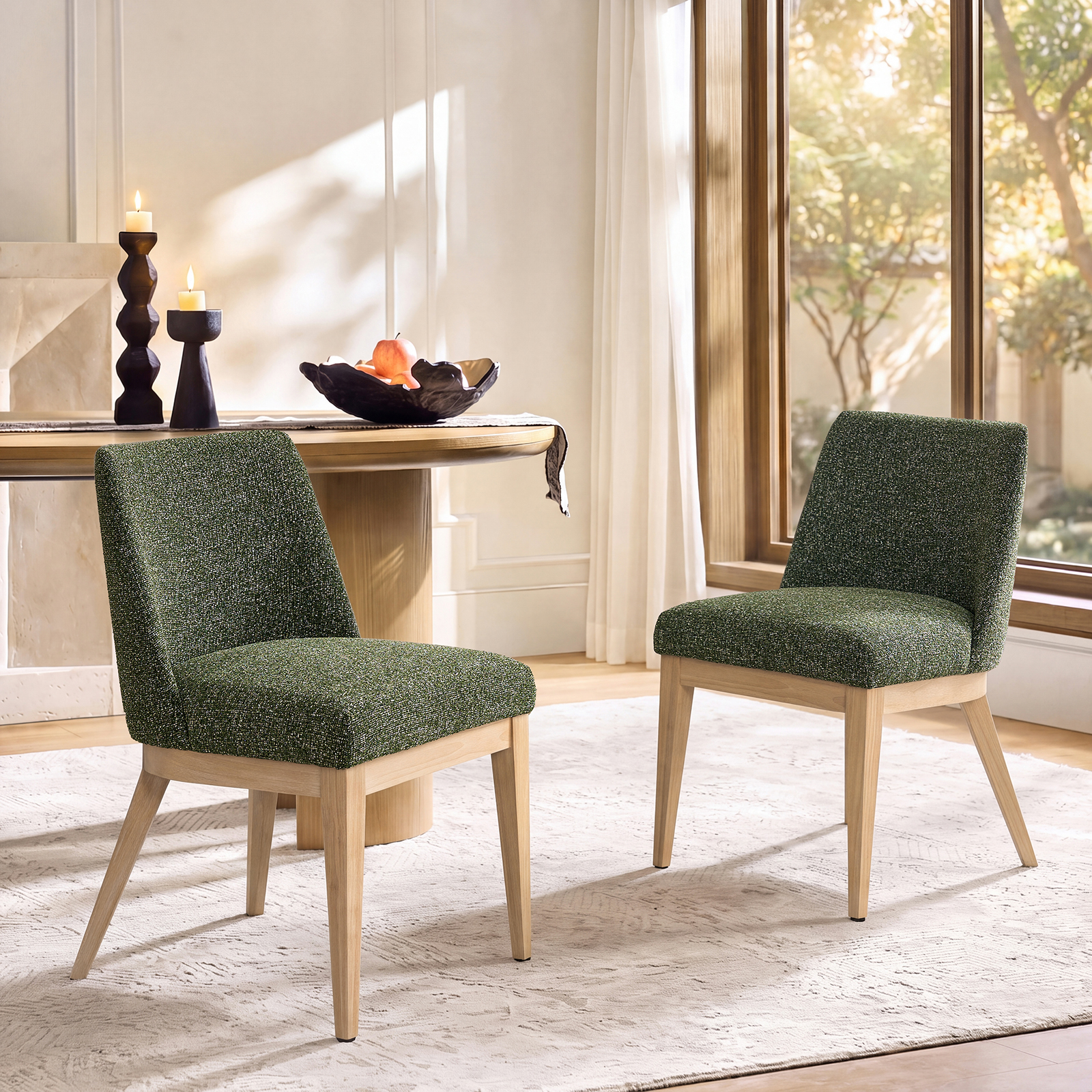 Julia Upholstered Dining Chair,Set of 2