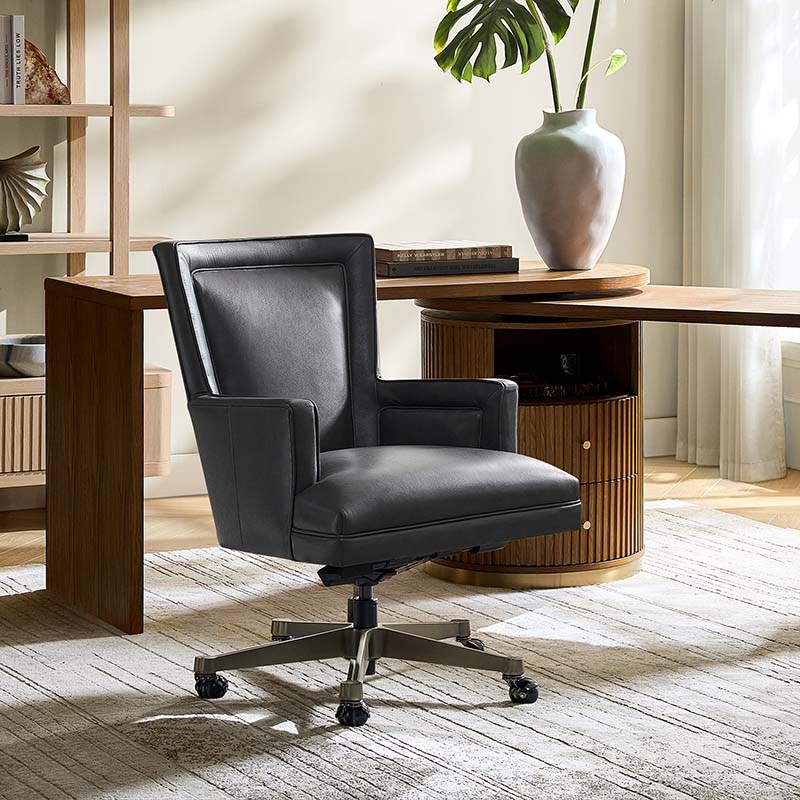 Adrian Genuine Leather Office Chair