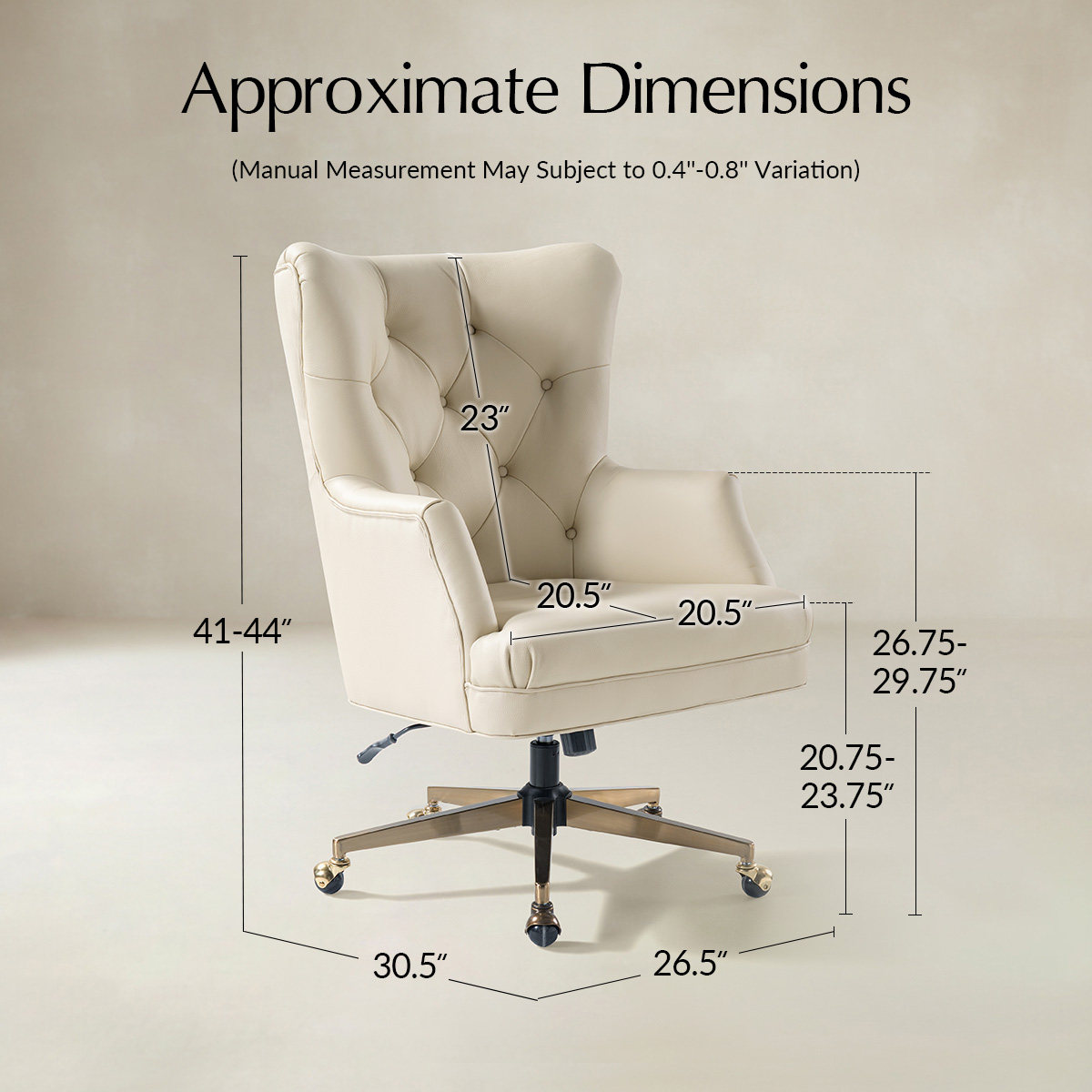 Adrian Hand-Rubbed Oil-Wax Leather Office Chair