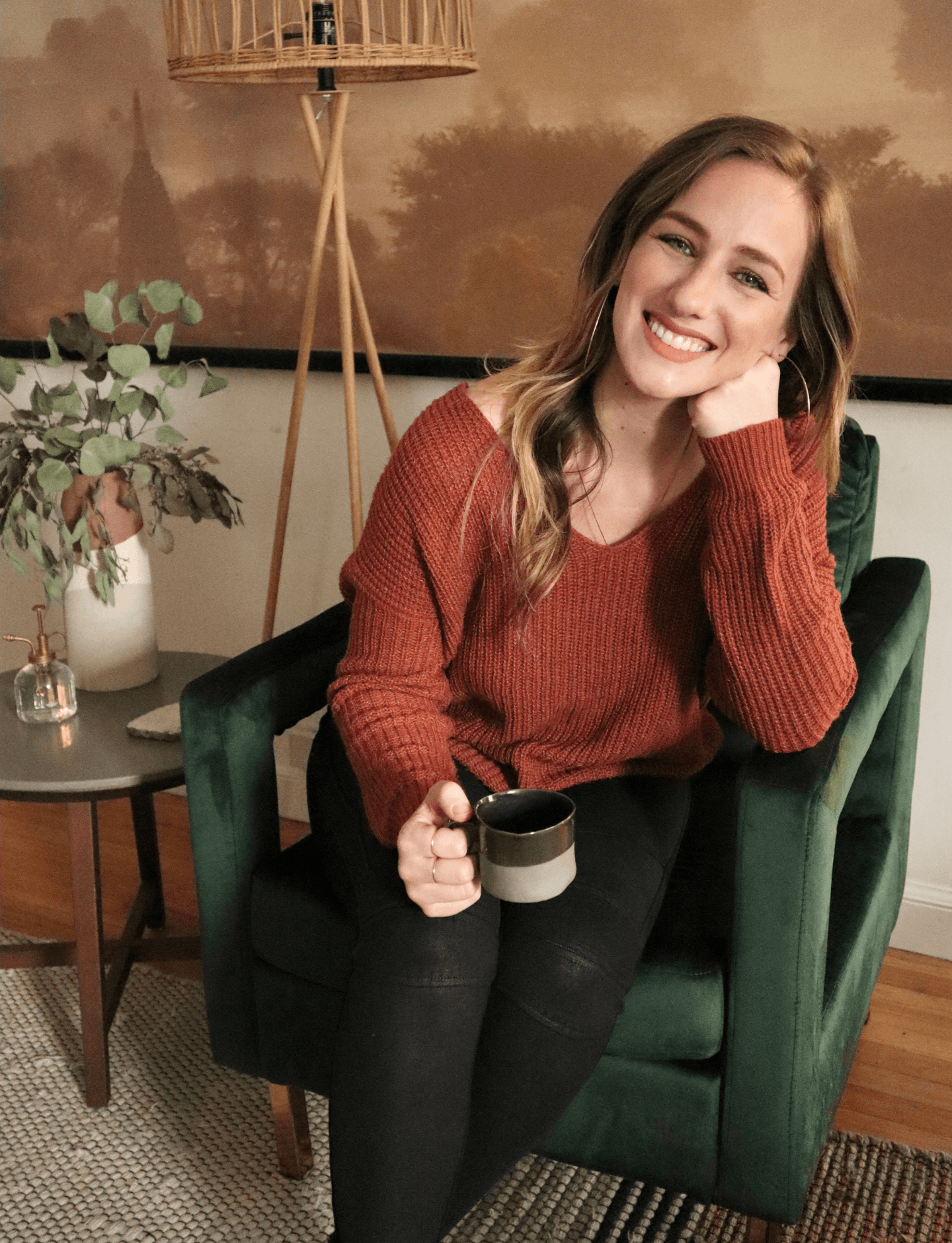 "Add a statement piece or bold pop of color"