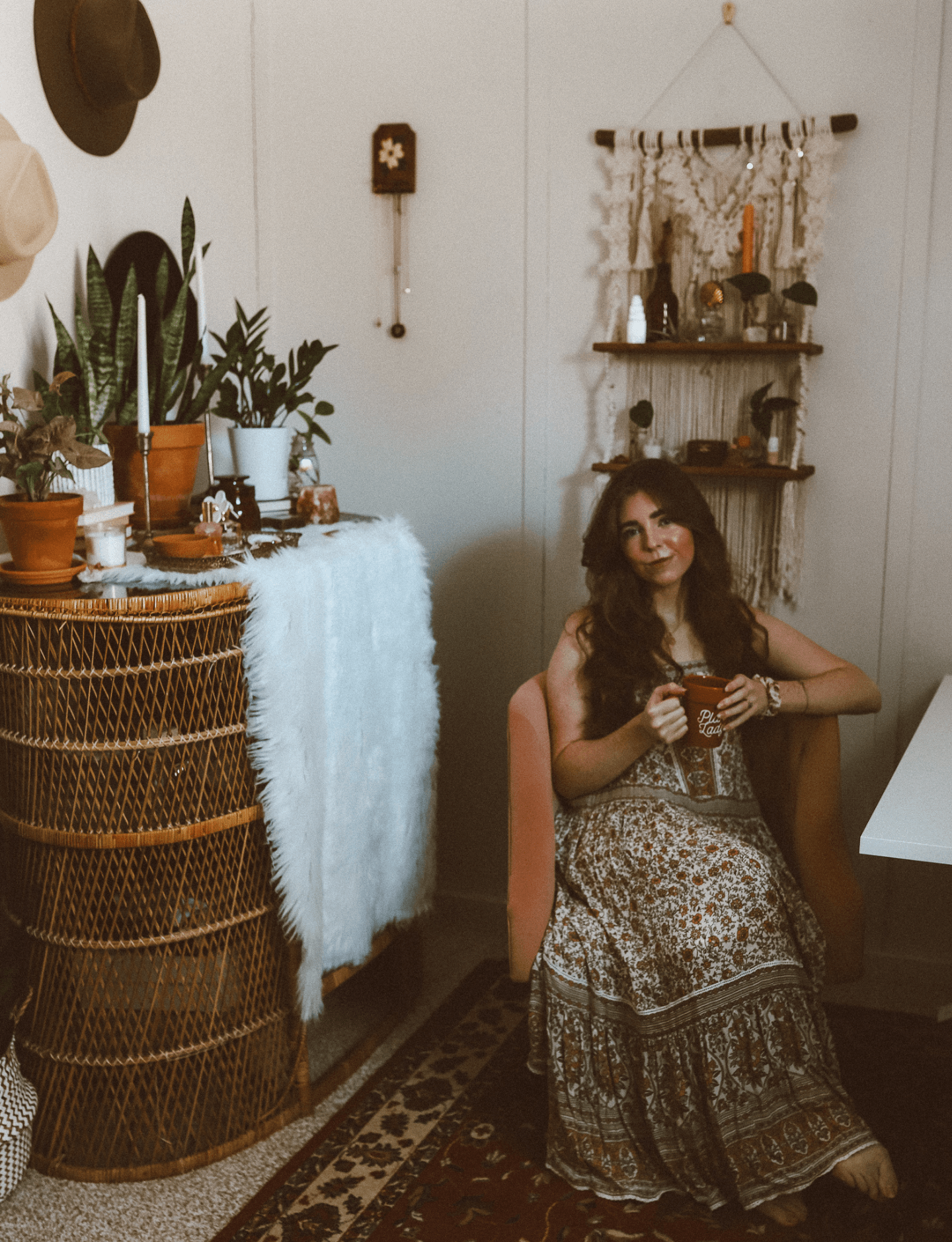 " I've always gravitated towards bohemian inspired pieces and cozy textures. "