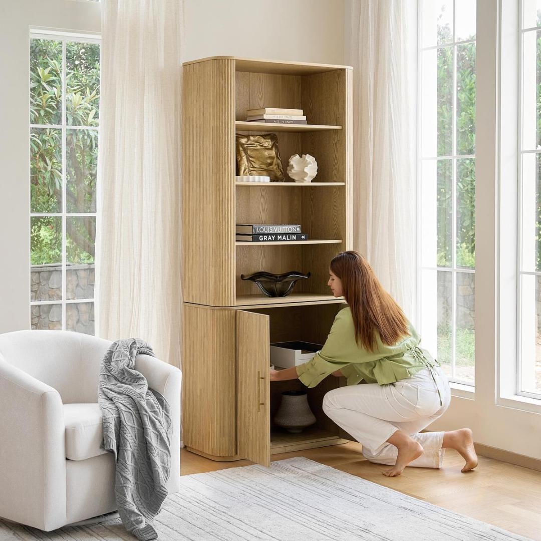 modern cabinet with storage