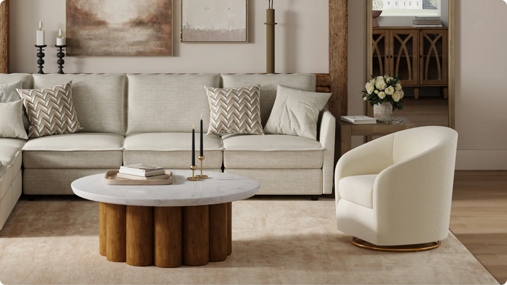 Elena Accent Chairs in Living Room